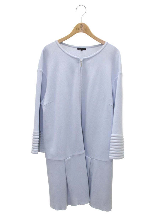 トゥービーシック W7F03-724-20 ロングカーディガン 46 ブルー Wジップ ITICSS7SJLUS