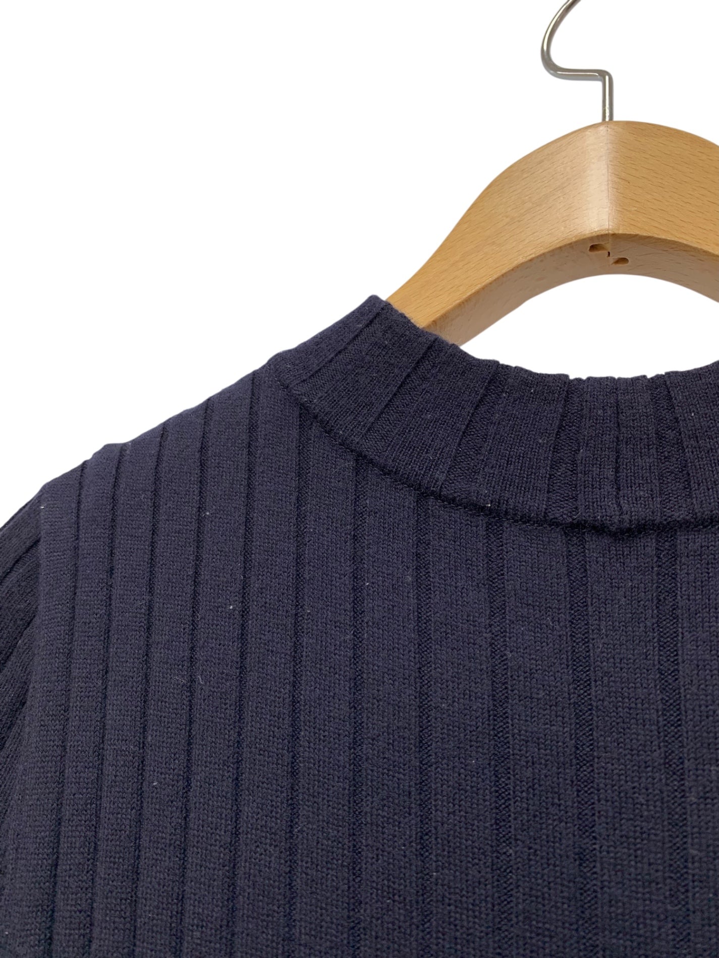 フォクシーブティック フランボワーズ 41352 ニットワンピース 38 ネイビー ニットドレス ITWIX9NBX7EF