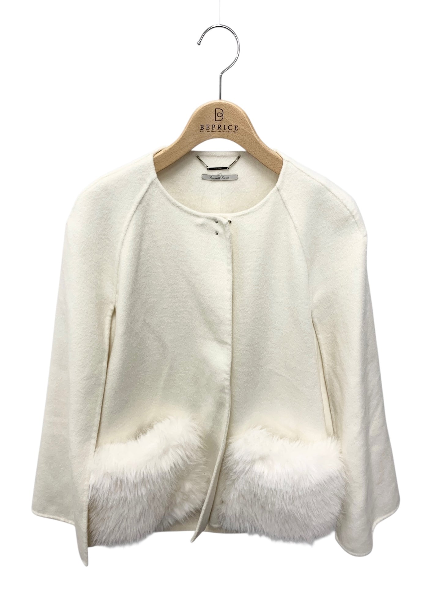 セルフォード CWFJ244030 ケープ F アイボリー ジャケット ファーポケット ITMGAODL2DE6