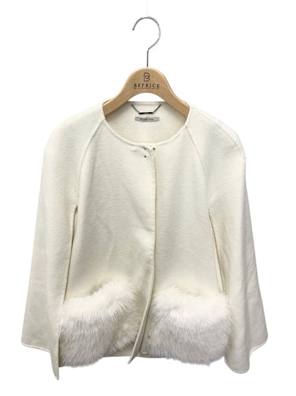 セルフォード CWFJ244030 ケープ F アイボリー ジャケット ファーポケット ITMGAODL2DE6