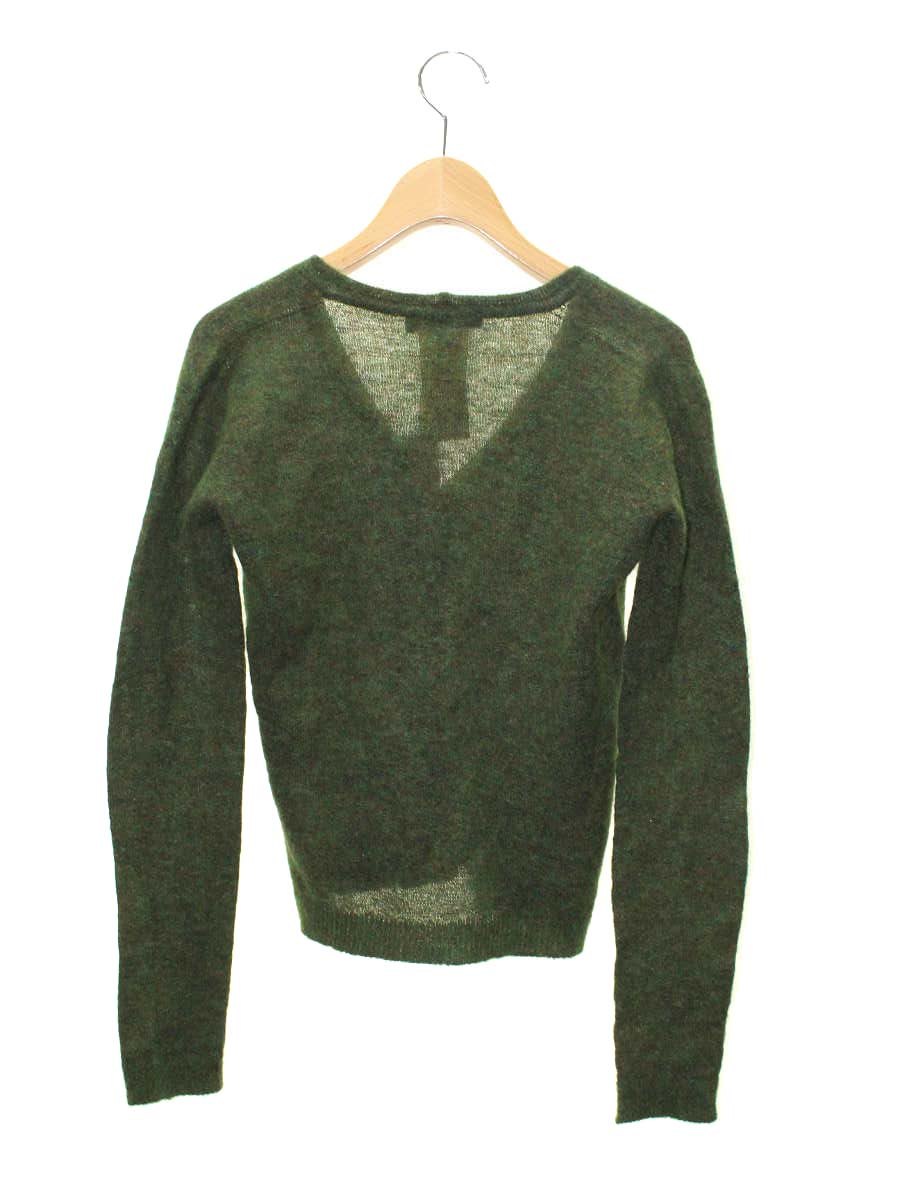 新品未使用　MaxMara カーディガン S エスマックスマーラ カーディガン S グリーン モヘア ウール | 中古