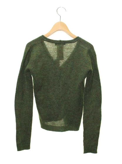 エスマックスマーラ カーディガン S グリーン モヘア ウール ITCG1V70FUFS