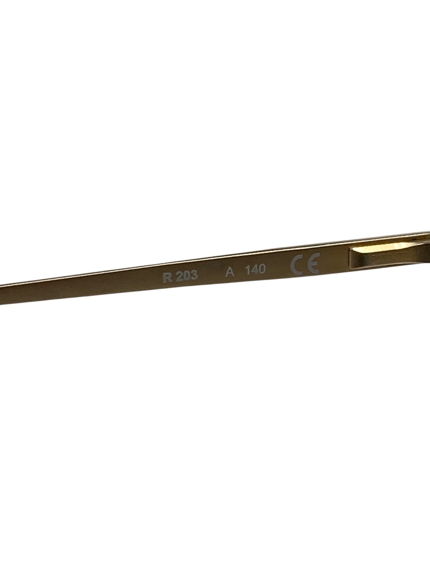 ローデンストック R203 メガネ ゴールド メタルフレーム フルリム スクエア IT6L84QQUCXO 【SALE】