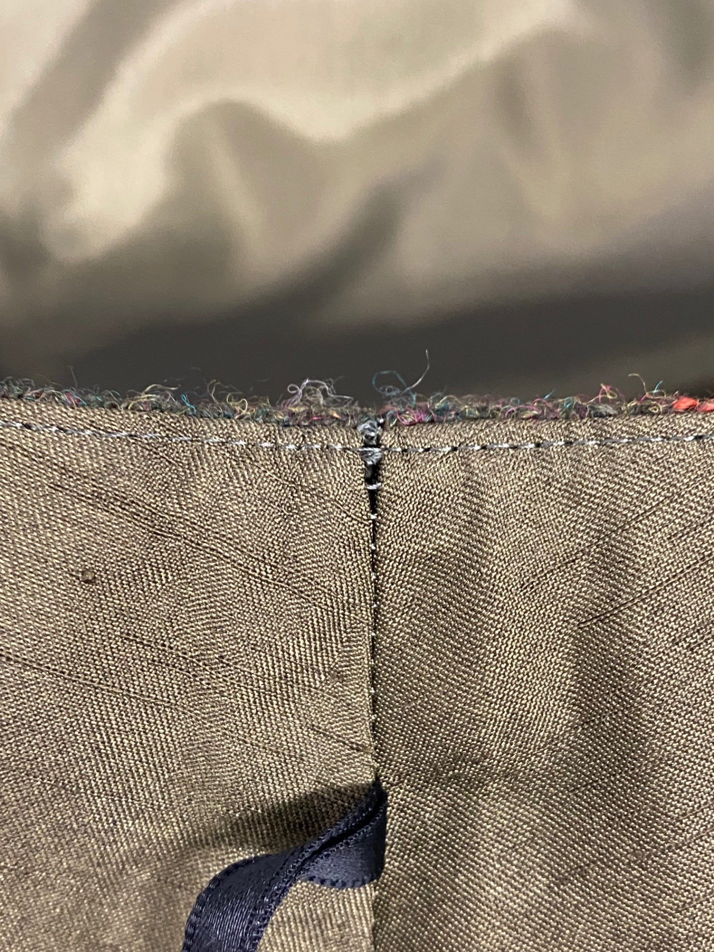 エムズグレイシー 317619 スカート 36 カーキグリーン チェック ウール ITO8RHKO6ZLE