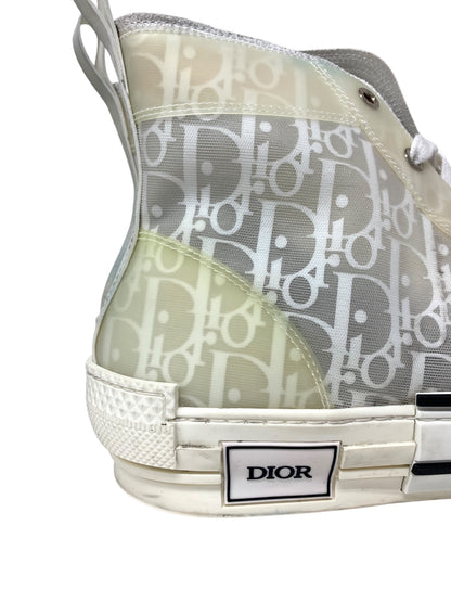 ディオール B23HT OBLIQUE TRANSEPARENCY 3SH118YNT スニーカー 46 ホワイト オブリーク ハイカット ITQKFZFRFK45 【SALE】