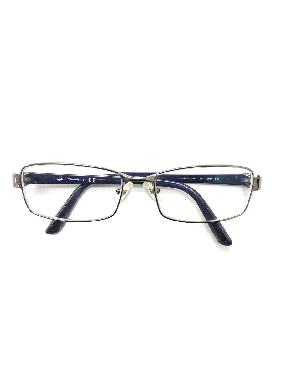 レイバン RB8726D メガネ ガンメタル/ネイビー メタルフレーム フルリム スクエア ITH05AX7NZAR