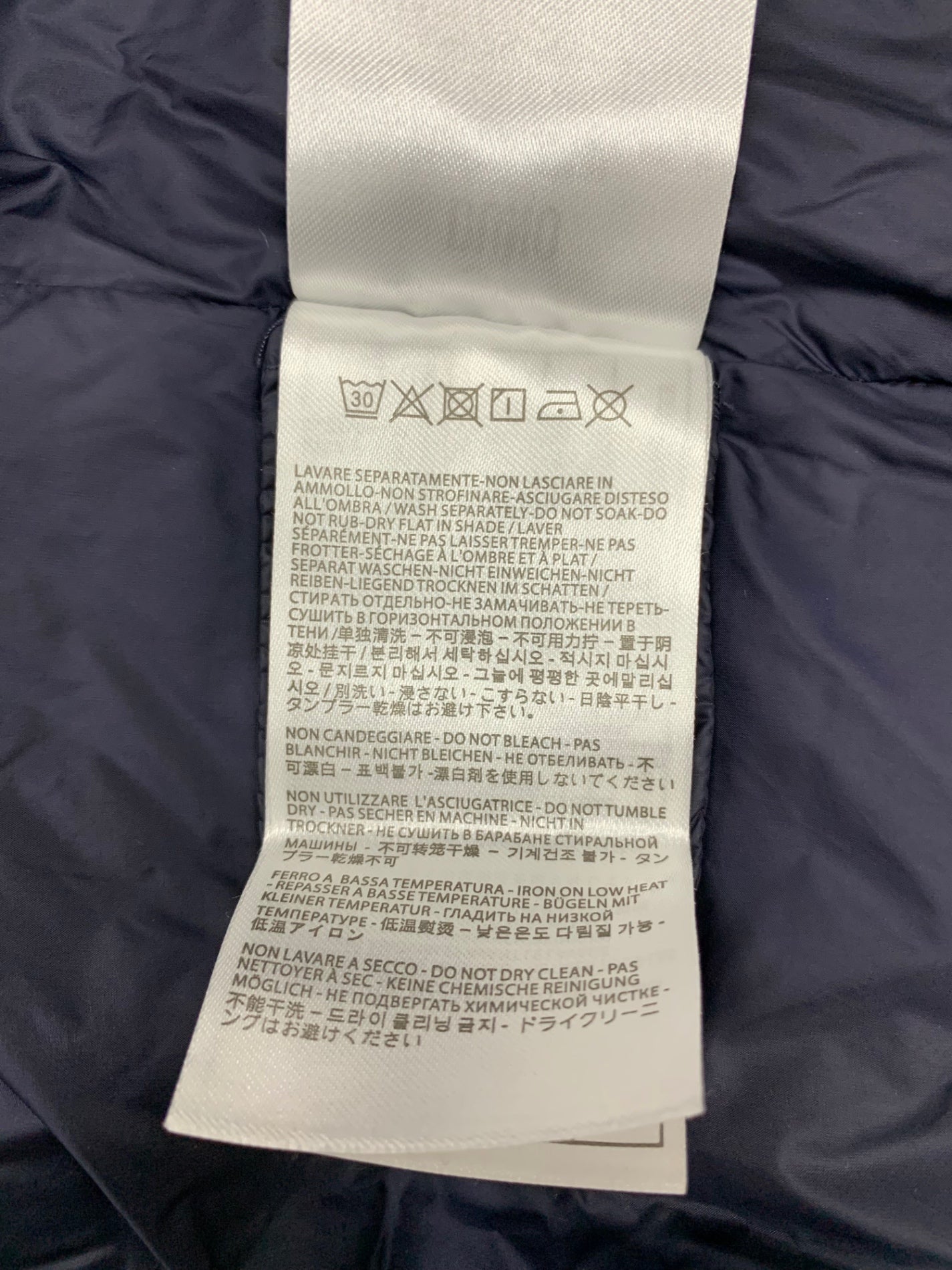 デュノ BALLON-M GW550E-A19 ダウンコート 48 ネイビー キルティング切替 Iライン IT10ZM407URO