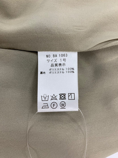 ポンヌフ BA1063 ワンピース 1 カーキグリーン 衿付き 袖フリル ITJ7IC9JW8TE