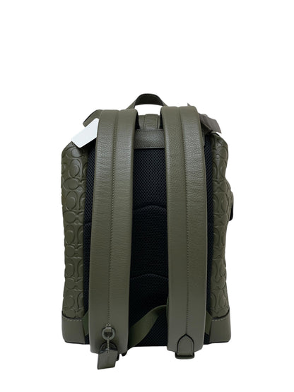コーチ WARNER BP SIG L CAK26 1J/OLIVE DRAB バックパック オリーブ スムースカーフレザー シグネチャー型押しリファインドペブルレザー ITAUXGBCKM2M