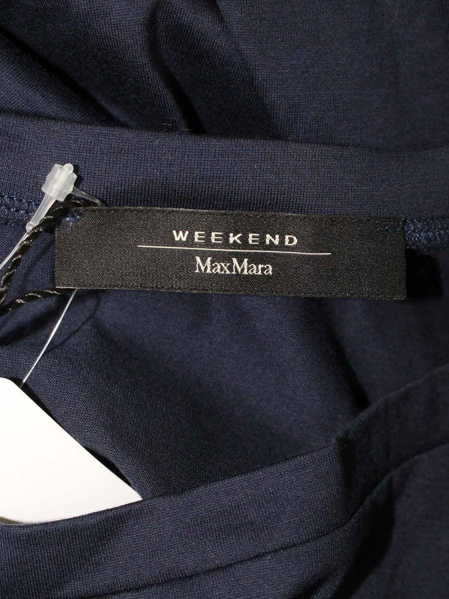 ウィークエンドマックスマーラ 59460709 ブラウス XXL ネイビー ITOLEBEBLGYY 【SALE】