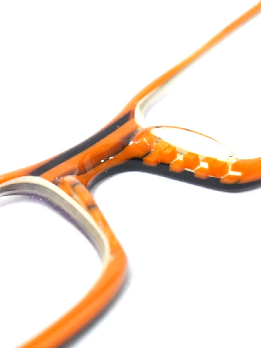 ボーソレイユ O334 324 メガネ ブラック/オレンジ セルフレーム フルリム スクエア ITGB6CFGLWX6 【SALE】