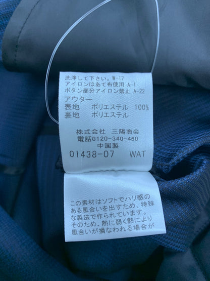 ブラックレーベルクレストブリッジ 51F1161128 コート M ネイビー フード付き チェック柄 ITJCYO1SMXSS