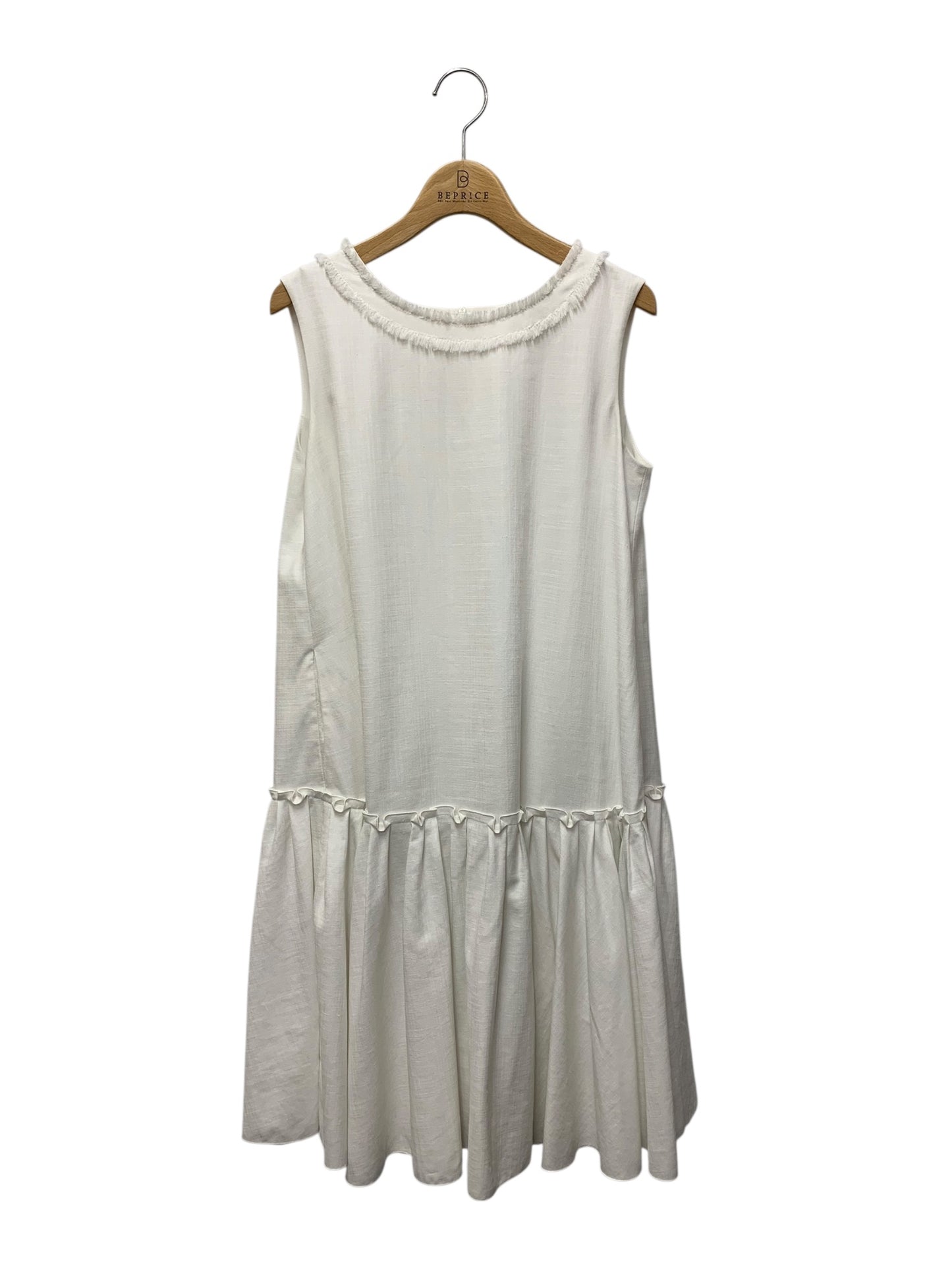 フォクシーニューヨーク Dress リネンフェイス 38321 ワンピース 38 ホワイト ITCNE4X7GT3K