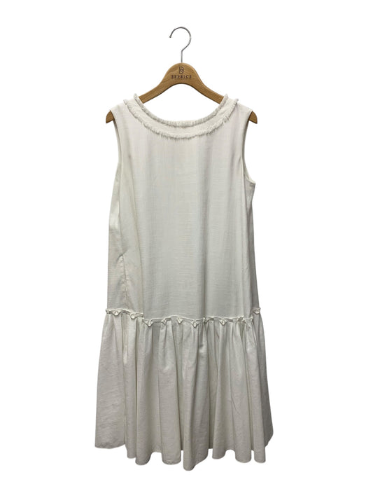 フォクシーニューヨーク Dress リネンフェイス 38321 ワンピース 38 ホワイト ITCNE4X7GT3K