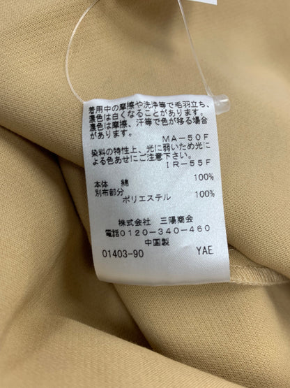 アマカ 【WEB・一部店舗限定】【ATELIER COLLECTION】コットンダブルクロスワンピース V5J74-412-40 40 ベージュ 2024AUTUMN ITGV4RR2O60W