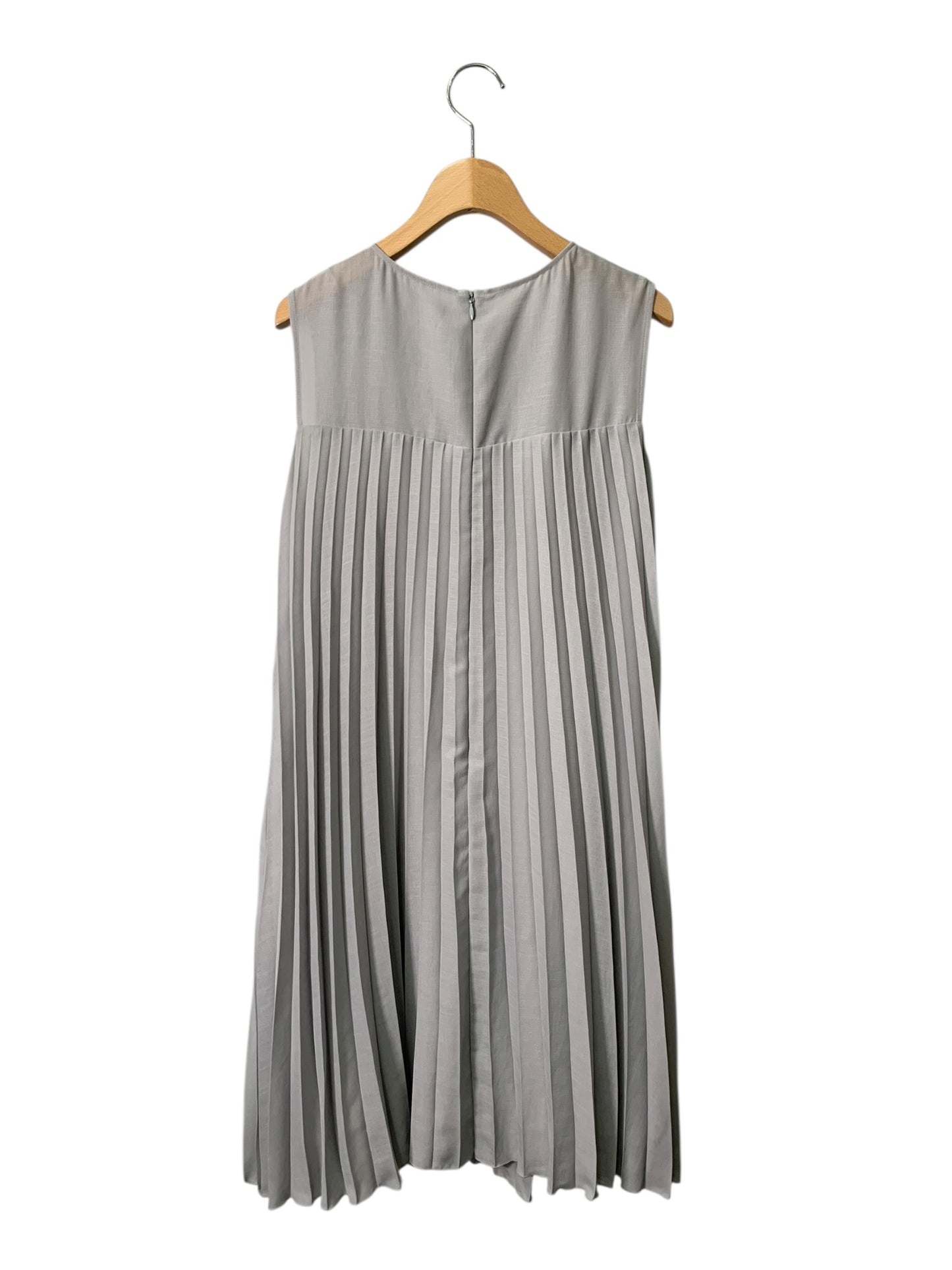 フォクシーブティック Elegant Pleats Dress 40608 ワンピース 38 グレー ITRJLTPE235C
