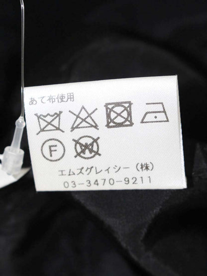 エムズグレイシー 011505 ワンピース 38 ブラック フラワーモチーフ キルティング ITT3WM11FNI2