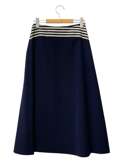 ボーダーズアットバルコニー FLARE SKIRT BD2211-3H-05 スカート 36 ネイビー ITHRE8EKEX0H