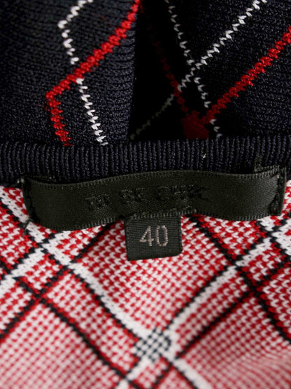 トゥービーシック W5J08ー441-28 ワンピース 40 ネイビー/レッド ニット ITSOOF0LTUII