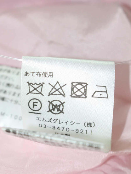エムズグレイシー 217116 スカート 38 ピンク 小花柄ジャガード IT7JMBFZ0WJF