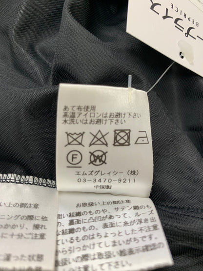 エムズグレイシー 211325 ワンピース 36 ブラック ハートモチーフ シフォン ITDMIFEZNCI2