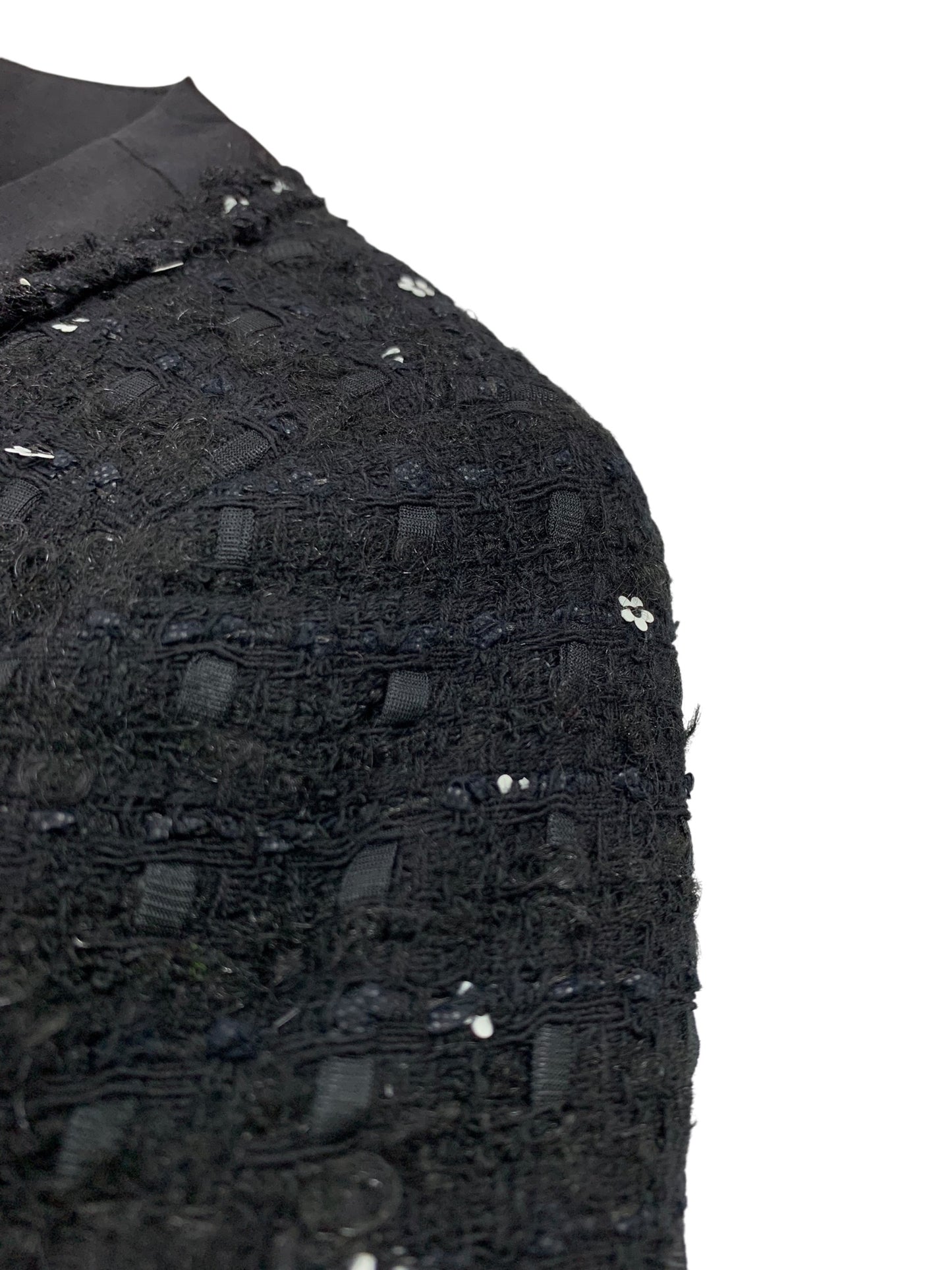 ハロッズ 13500211 ジャケット 1 ブラック ツイード スパンコール ITP5Y016CGHC