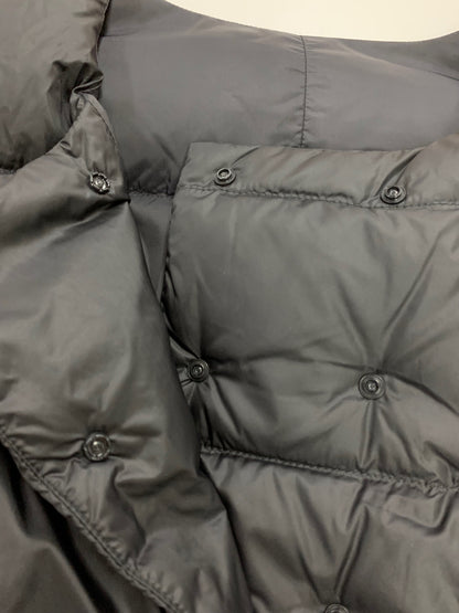 ピレネックス コクーン HWO058P0009WT2 ダウンジャケット 36 ブラック ノーカラー IT3QHR03V2ZU