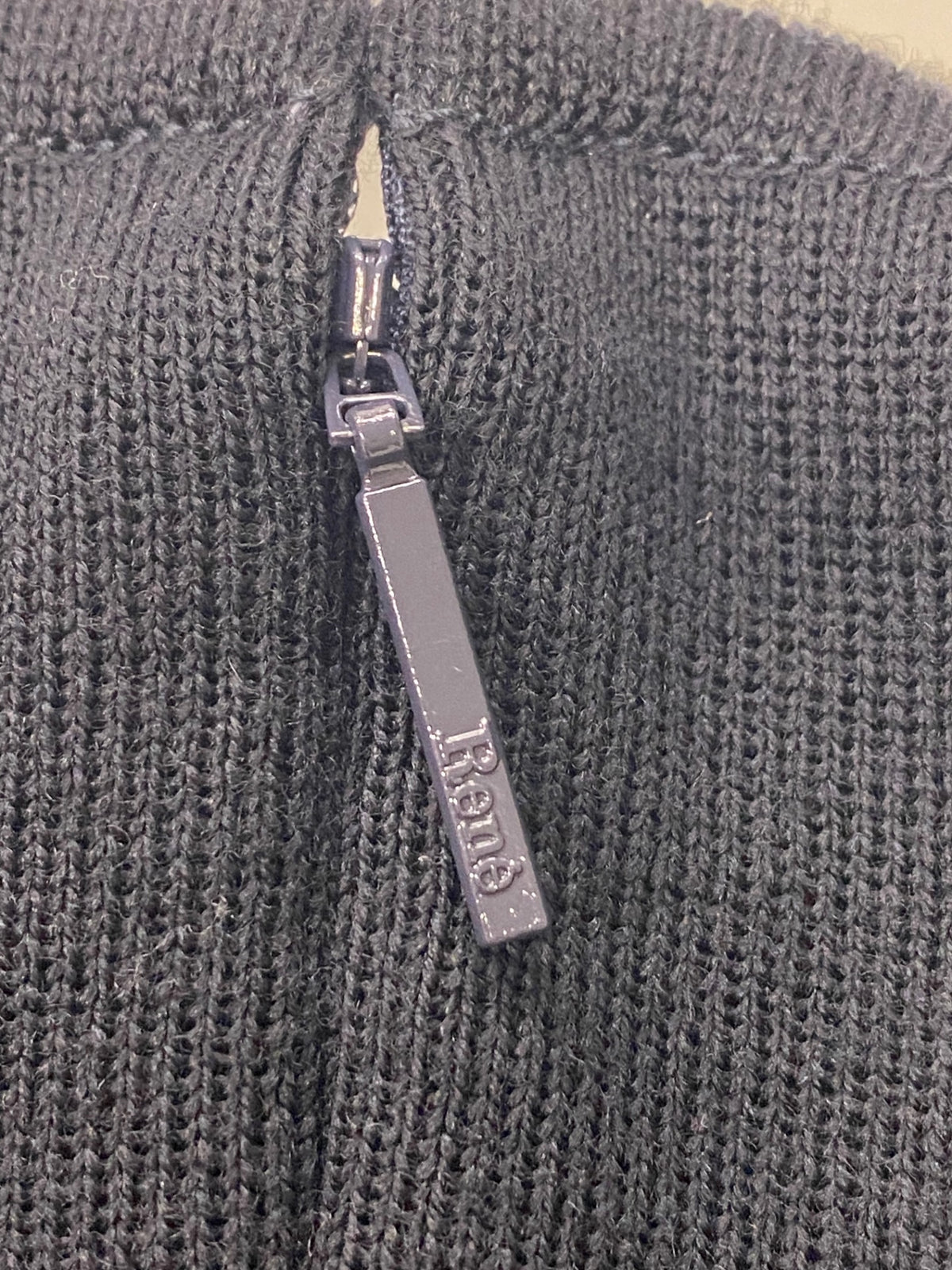 ルネ 6842200 ワンピース 36 ネイビー ニットドレス ノースリーブ ITD8RYRZQYBC