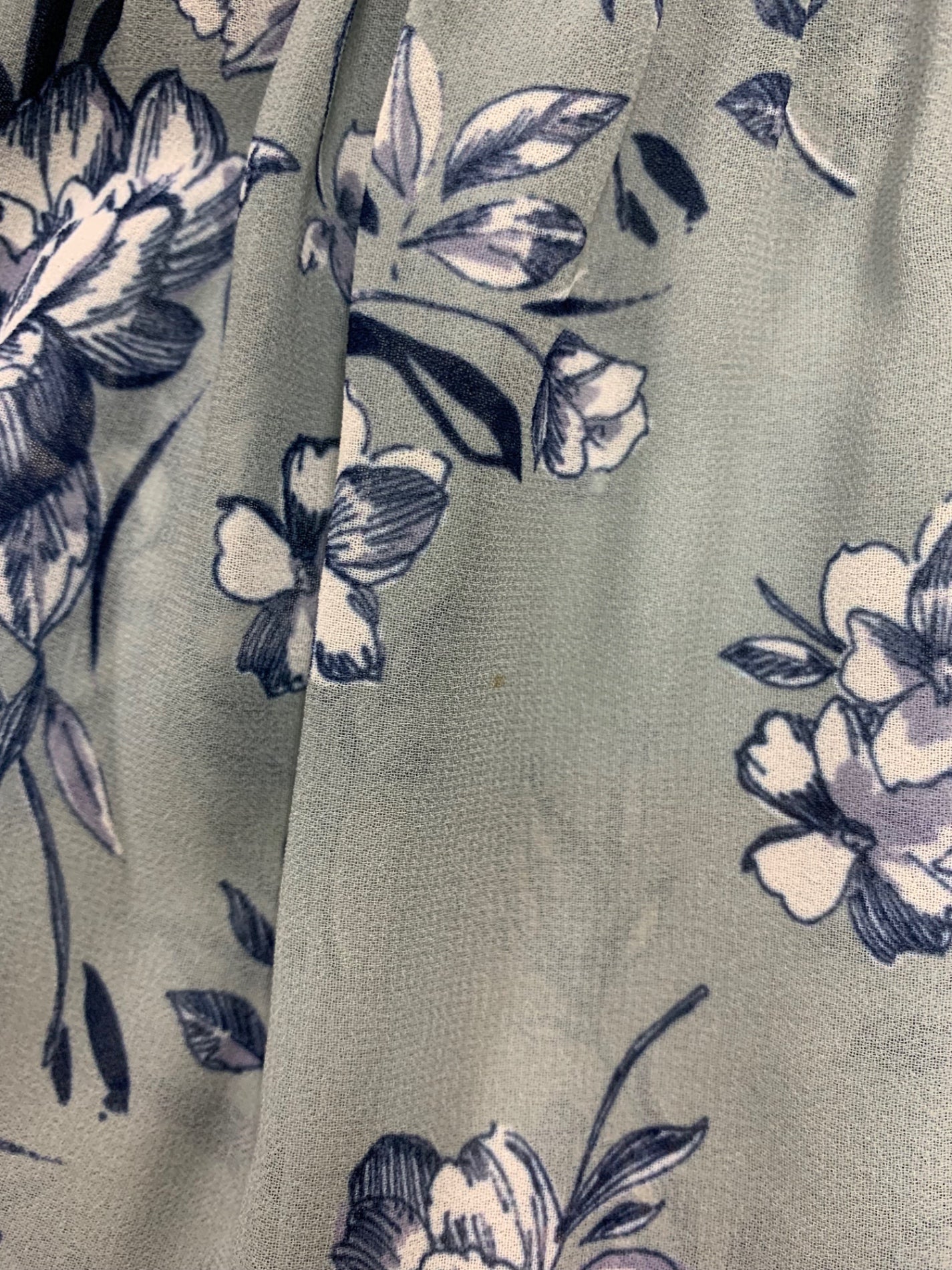 ダイアグラム 03214 ワンピース 36 ブルー 花 ベルト ITKV0PTZPTS0