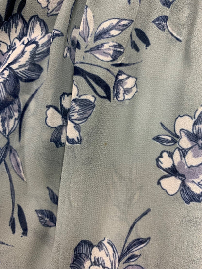 ダイアグラム 03214 ワンピース 36 ブルー 花 ベルト ITKV0PTZPTS0