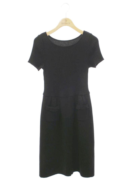 フォクシーブティック Knit 34576 ワンピース 38 ブラック ITMBA0SETZA5