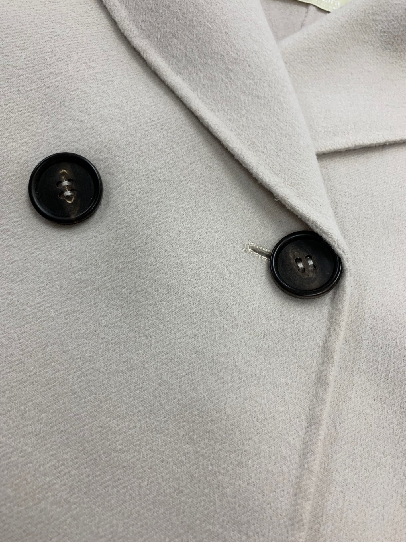 エスマックスマーラ 508405800005 チェスターコート 46 グレージュ ウール IT2YE1FE74XL