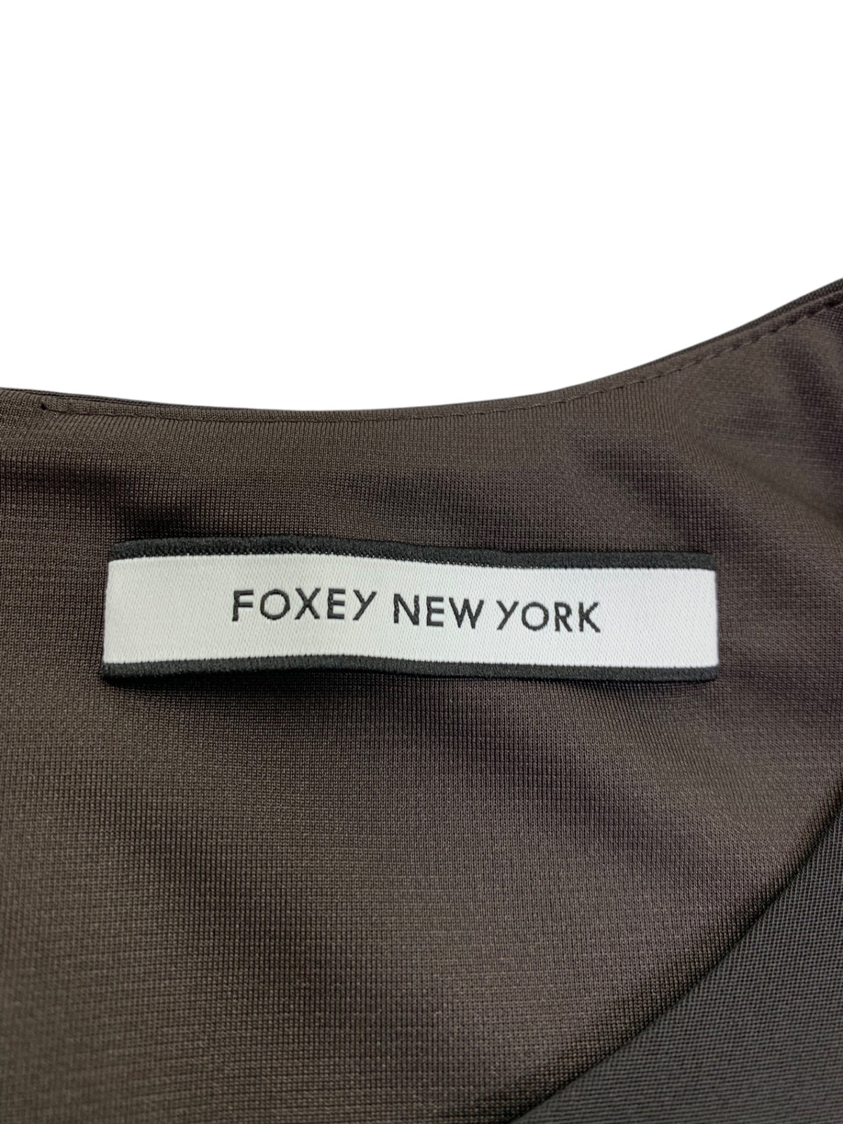 フォクシーニューヨーク Dress Classic Foxey 41673 ワンピース 42 ブラウン 2022年増産品 IT7B45YJMRFG