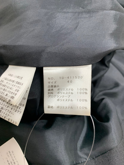 エムズグレイシー 小花柄ジャガードドレス 411520 ワンピース 40 マルチカラー グログラン リボン IT45I49O3A20