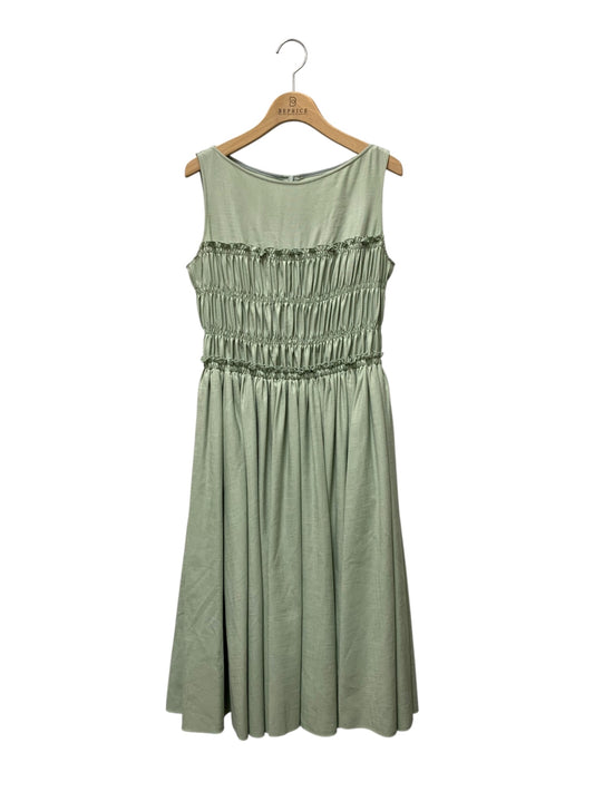フォクシーニューヨーク Spring Picnic Dress 40739 ワンピース 38 グリーン シャーリング IT0P53RSRQ6X