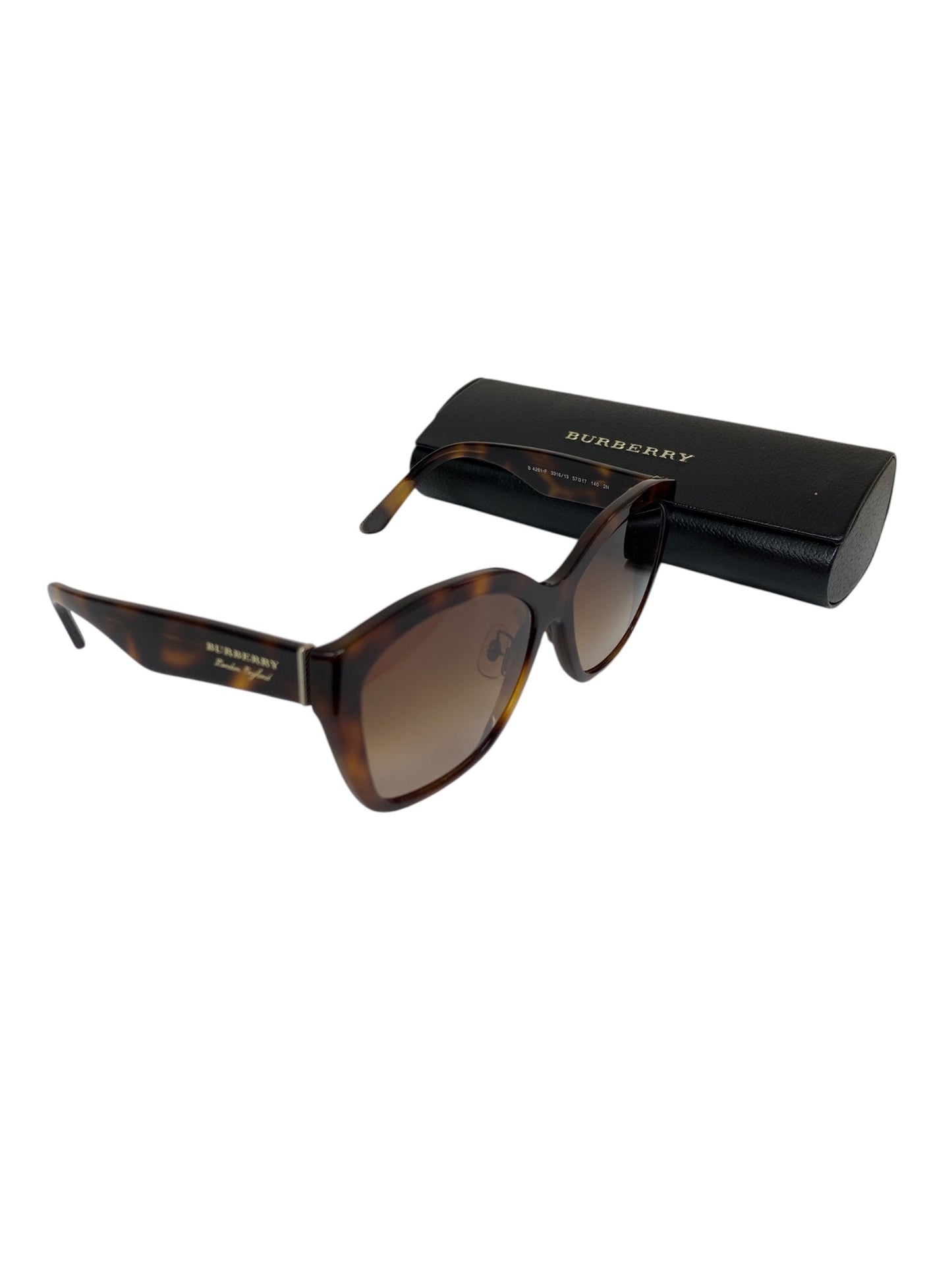 バーバリー B4261-F サングラス ブラウン セルフレーム フルリム ウェリントン IT4G85X4XTRS 【SALE】