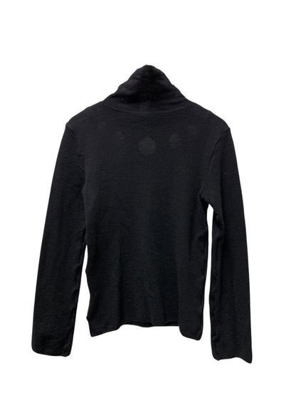 サトカ Freesia STK03-14-01 ニット F ブラック ドロップ型カットアウト 25AW ITVZJI8BQ1HG