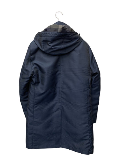 ブラックレーベルクレストブリッジ 51F1161128 コート M ネイビー フード付き チェック柄 ITJCYO1SMXSS