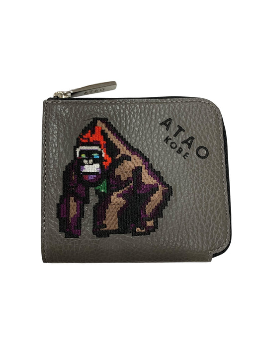 アタオ チェス ZOOシリーズ 財布 グレー アニマル ゴリラ 18周年記念 ITNYW4YPB8BU