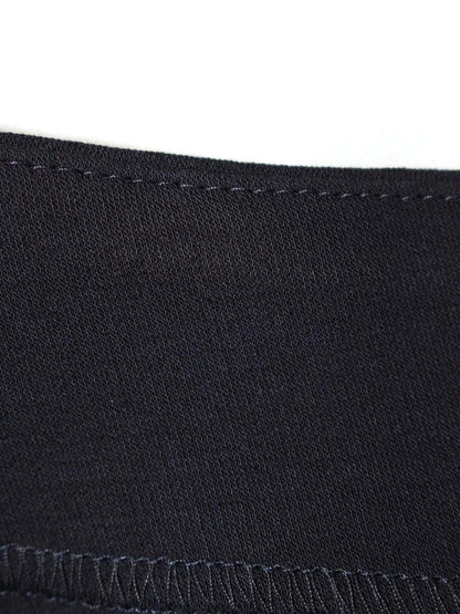 エムズグレイシー ワンショルダー 015318 カットソー 40 ネイビー 肩リボン ITKUSV48H77C