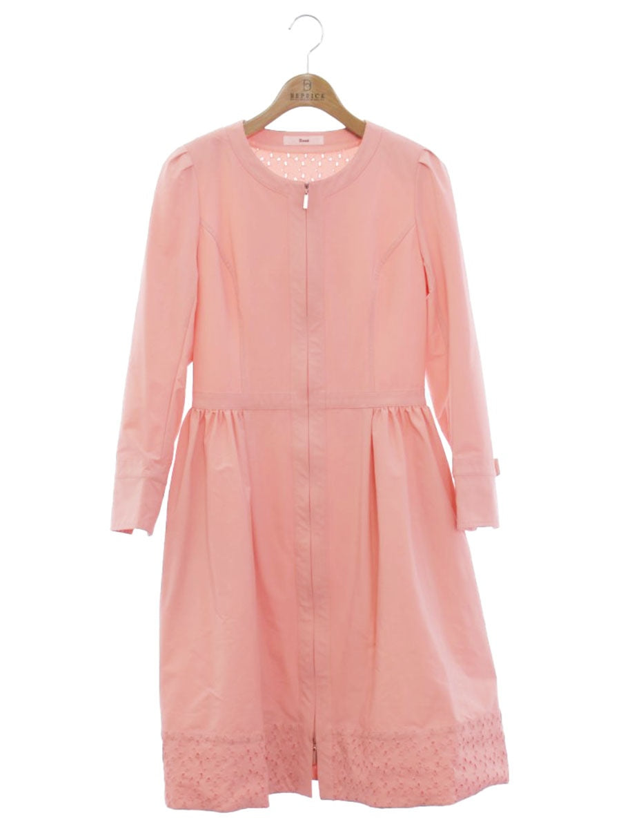 Rene ルネ　ピンク　ワンピース　34サイズ　美品 Rene ルネ ピンク ツイード ワンピース 34 - メルカリ