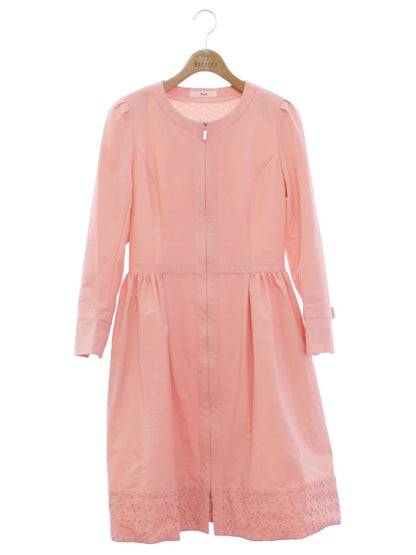 ルネ プリマコート レディエンブロイダリー 6718120 34 ピンク 刺繍 リボン ITDDBDNY6EYH