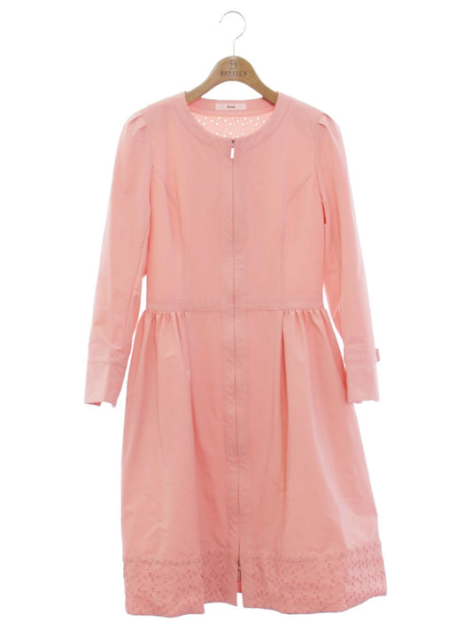 ルネ プリマコート レディエンブロイダリー 6718120 34 ピンク 刺繍 リボン ITDDBDNY6EYH