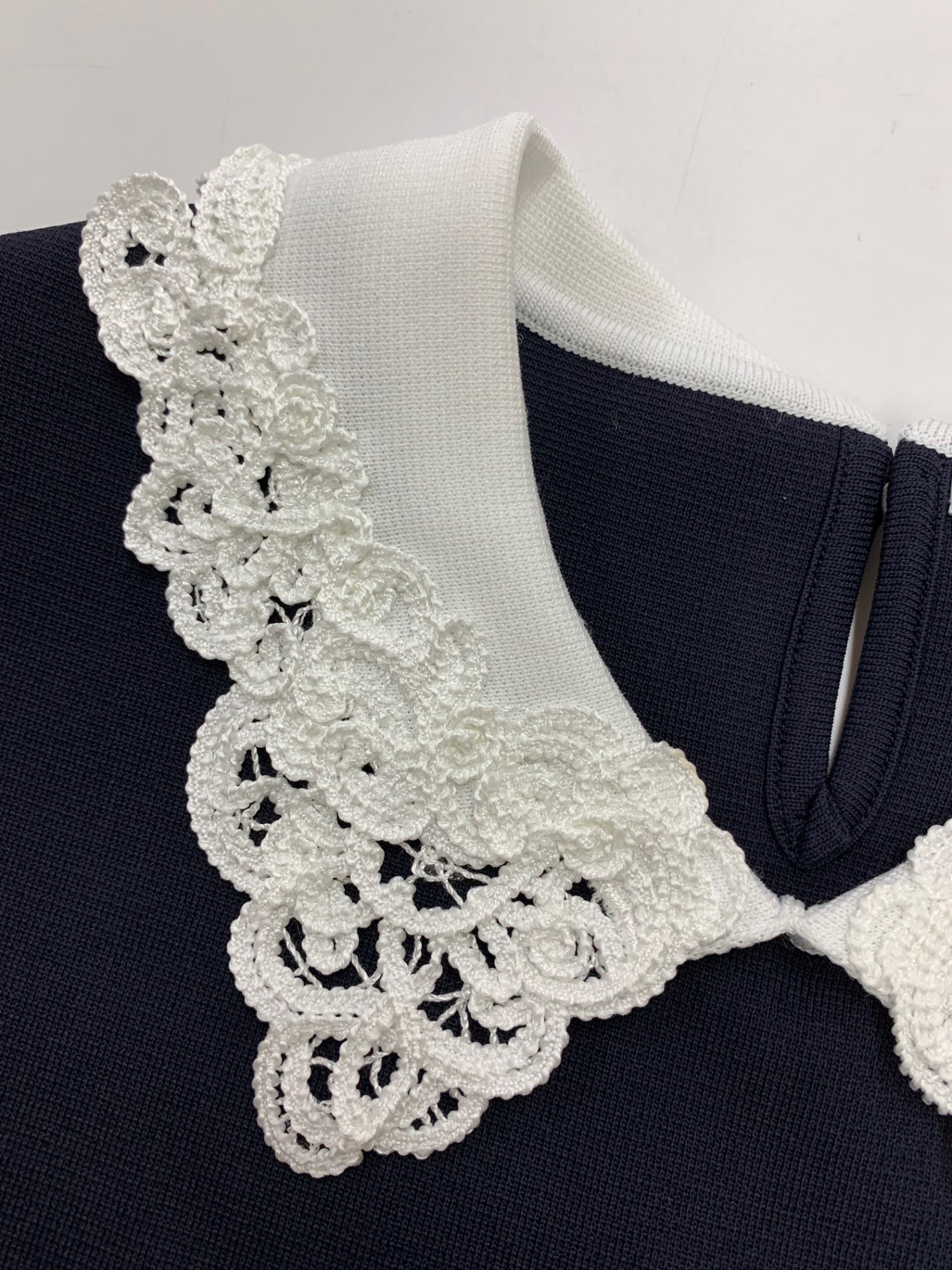 ルネ Knit Dress 6612080 ワンピース 38 ネイビー ITX1G2B4F7YL
