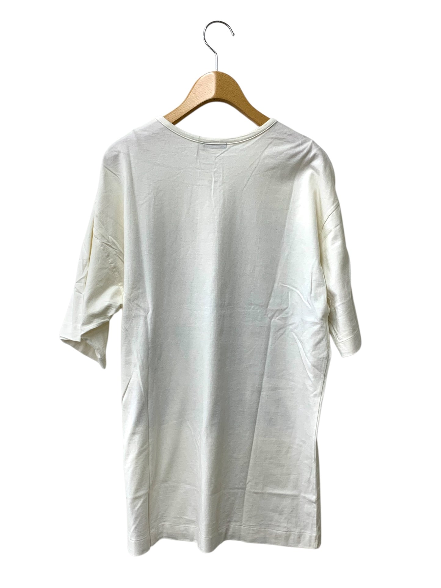 イッセイミヤケメン 9BL35574 Tシャツ M アイボリー プリント ヴィンテージ 80s 筆タグ ITJ7Q5JMT8LX