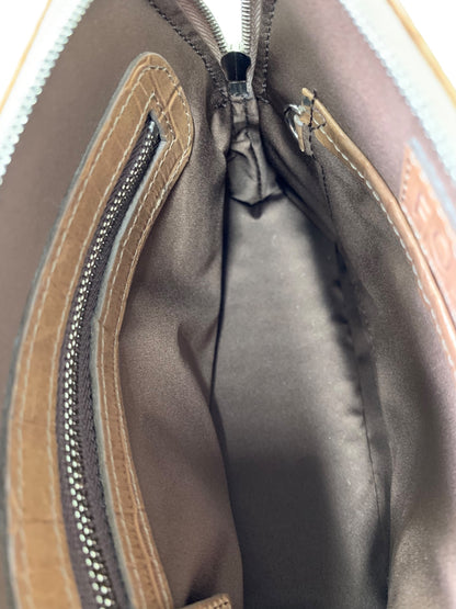 フォクシーブティック SUCCESS MACARON 27074 ショルダーバッグ ブラウン 型押しレザー ITGUBGT2QQOG