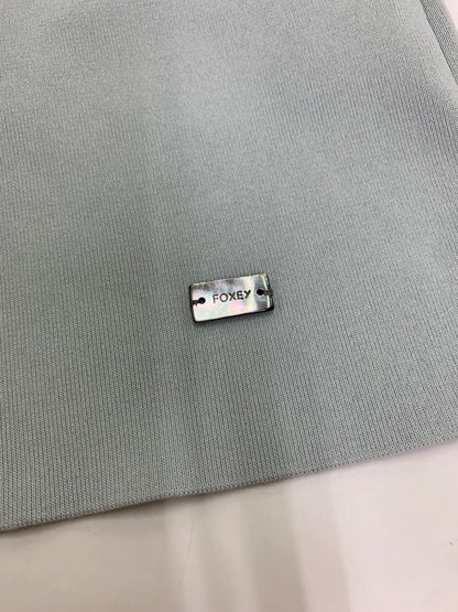 フォクシーブティック エレガントスクエアー 37943 ニットセーター 40 ブルー ITWO339X3LCE