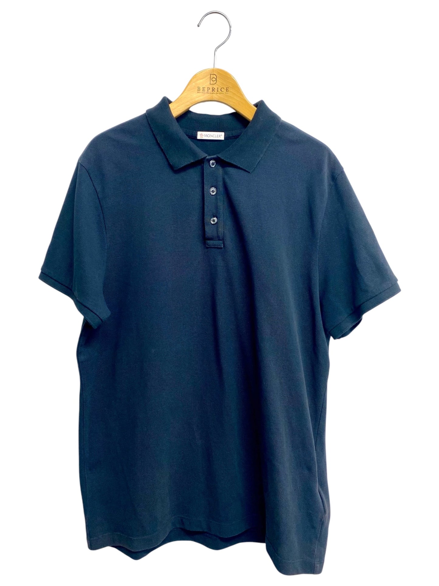 モンクレール MAGLIA POLO MANICA CORTA SHORT SLEEVED POLO SHIRT E10918305150 84556 ポロシャツ L ブラック コットン鹿の子(ピケ)生地 IT7HRCO3EA2W