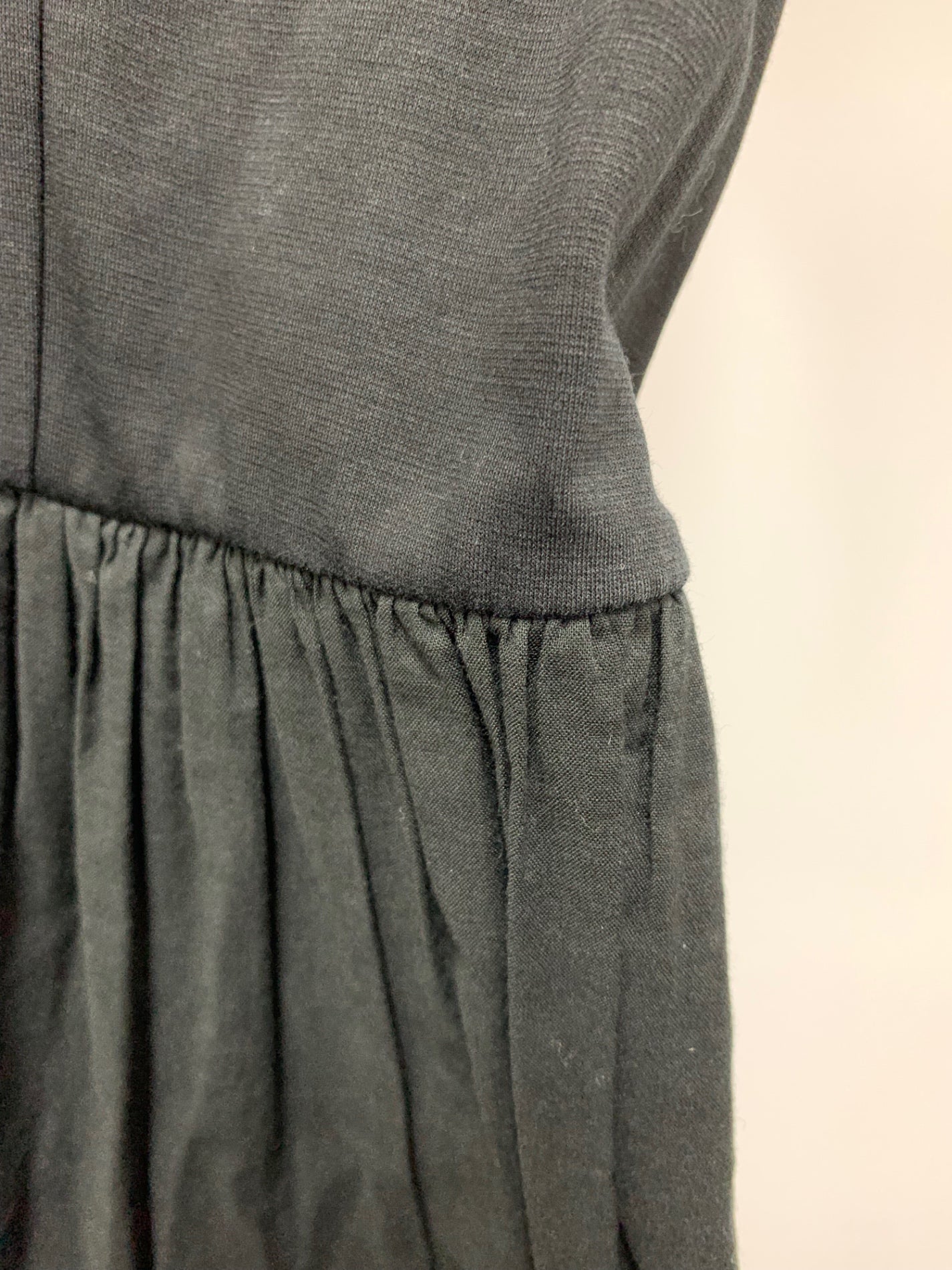 ボーダーズアットバルコニー BD2211P-3E-02 ワンピース 38 ブラック Vネック ボーダー ITVVB7V49G00