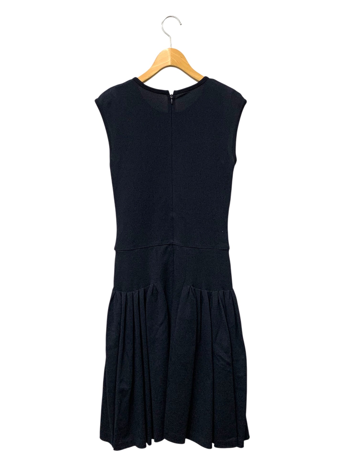 フォクシーブティック Knit Dress Double Tuck 36289 ワンピース 38 ネイビー IT23TF1WEAG1